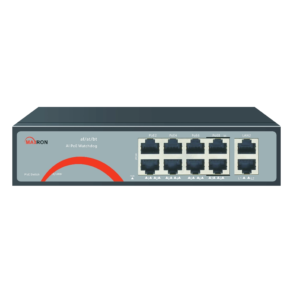 سوئیچ شبکه مکسرون مدل MSW-3008FPC-2FL-120I