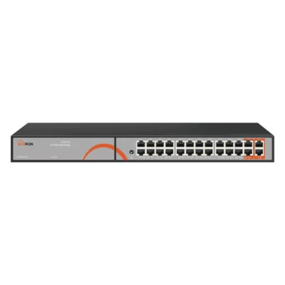 سوئیچ شبکه مکسرون مدل MSW-3024GFP-2GL-300I