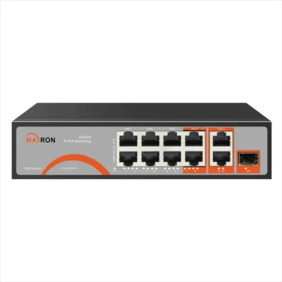 سوئیچ شبکه مکسرون مدل MSW-3108GFP-2GL-120I