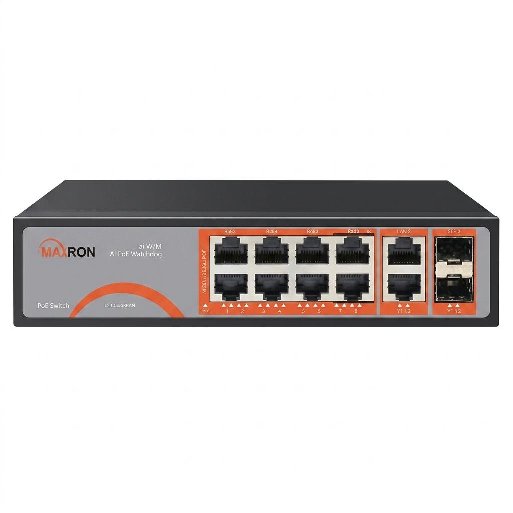 سوئیچ شبکه مکسرون مدل MSW-3208GP-2GL-120I