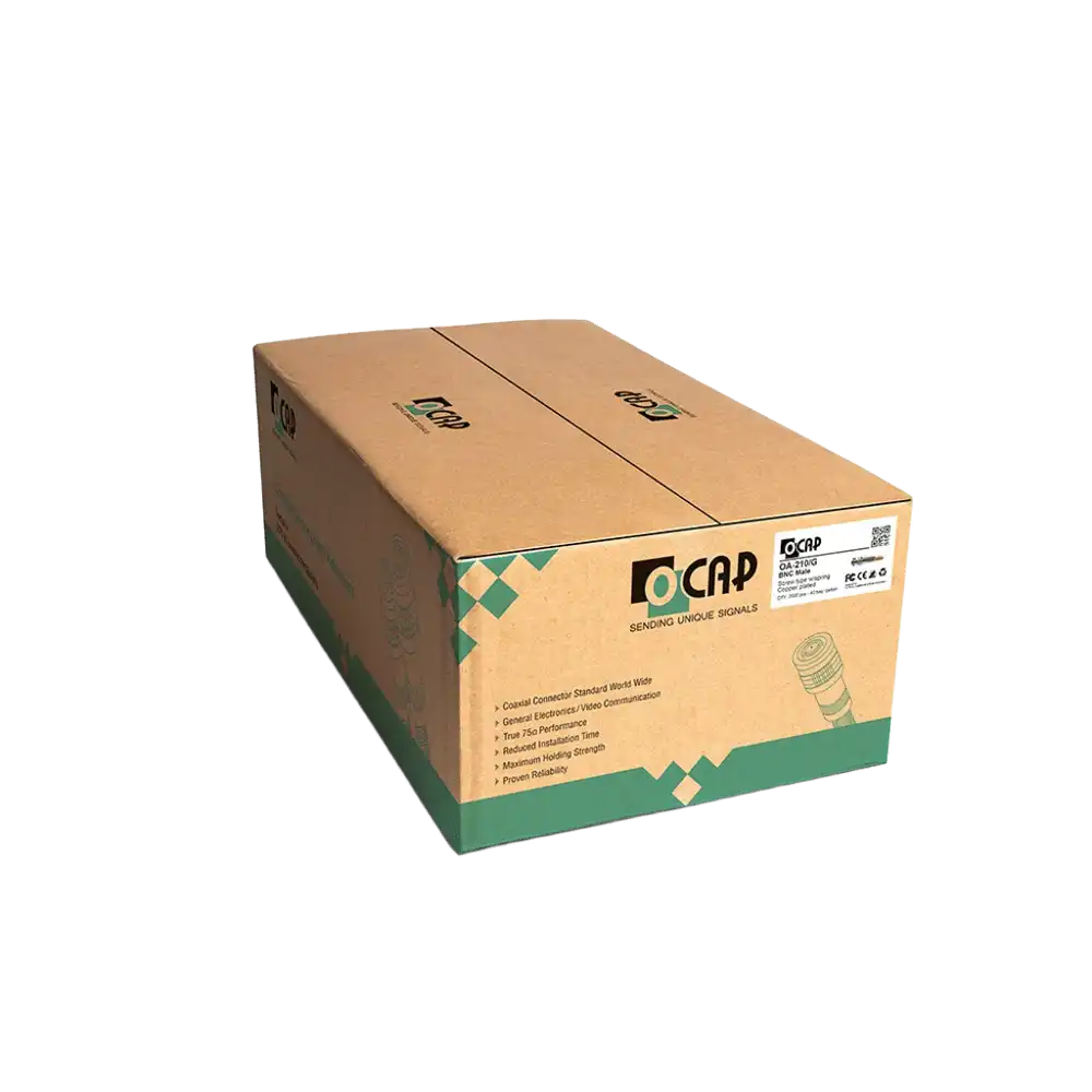 فیش BNC پیچی طلایی OCAP مدل OA-210/G - Image 2