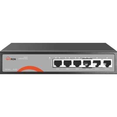 سوئیچ شبکه مکسرون مدل MSW-3004FPB-2FL-65I ظرفیت ۴ پورت POE