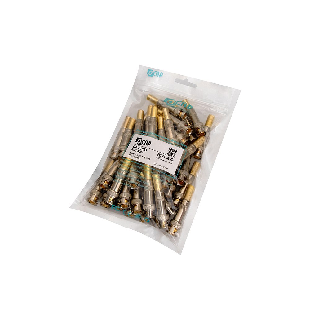فیش BNC پیچی طلایی OCAP مدل OA-210/G - Image 4